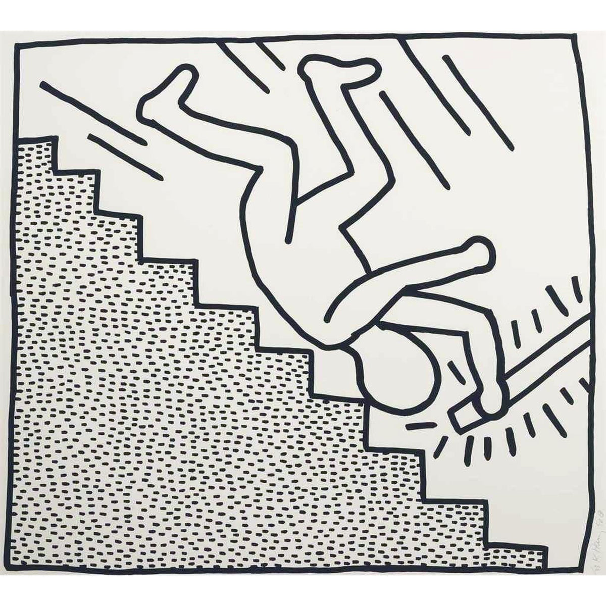 Keith Haring, The Blueprint Drawings 16, 1990