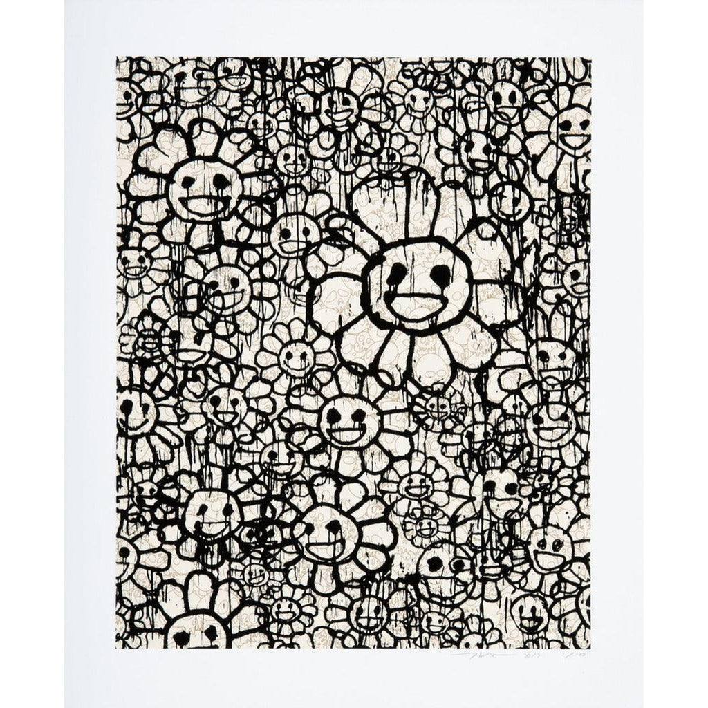 Takashi Murakami, MADSAKI Flowers C Beige (working title), 2017, 2017