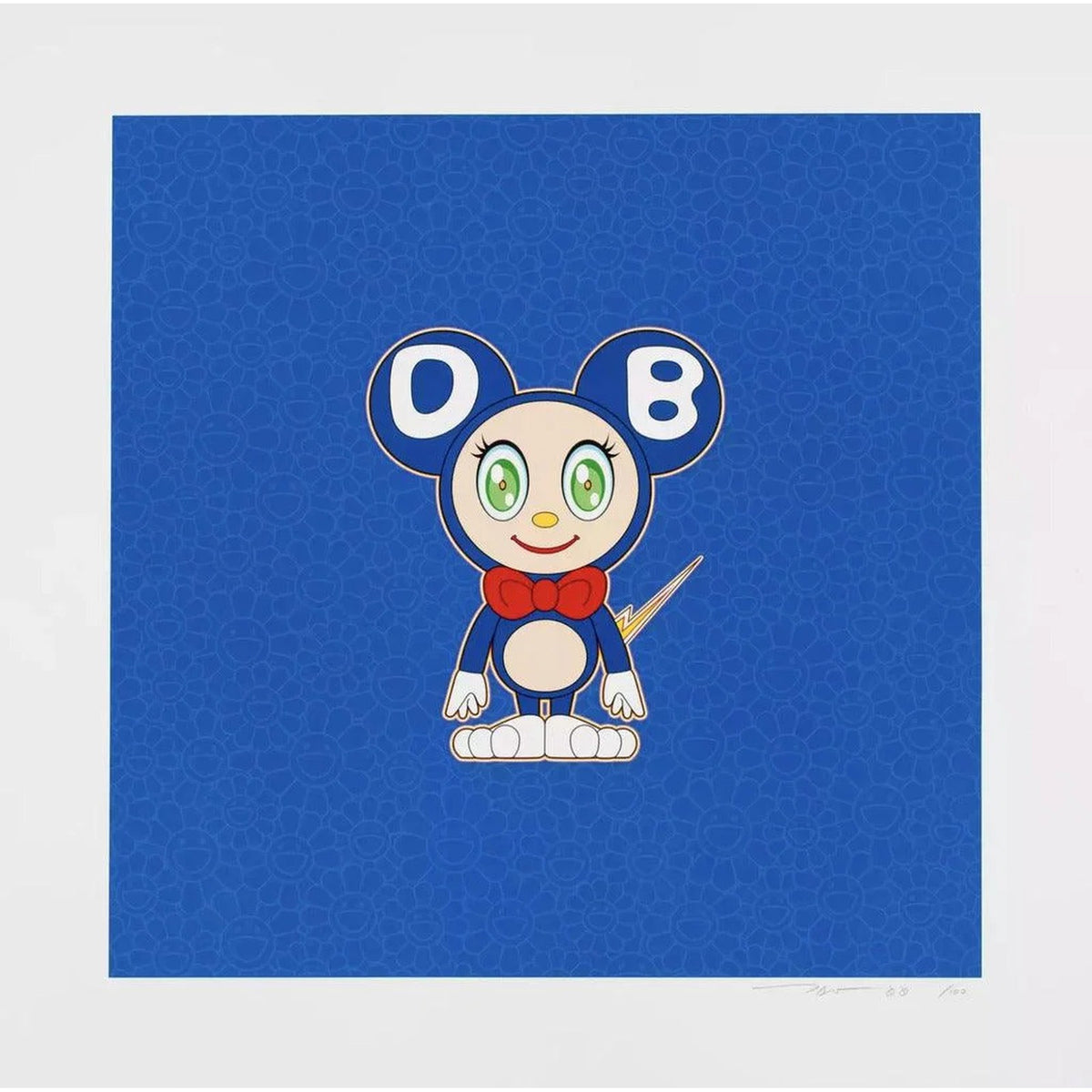 Takashi Murakami, DOB 2020 BLUE, 2020, 2020
