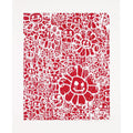 Takashi Murakami, MADSAKI Flowers B Red (working title), 2017, 2017