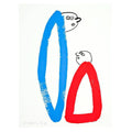 Keith Haring, The Story Of Red And Blue 14, 1989