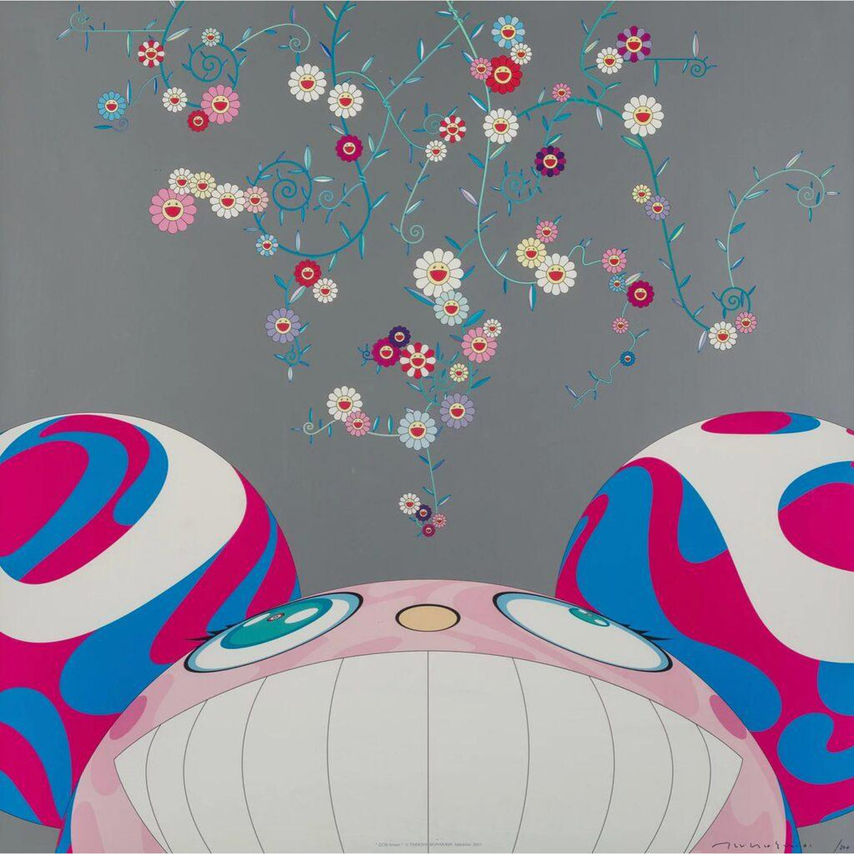 Takashi Murakami, DOB Flower, 2001, 2001
