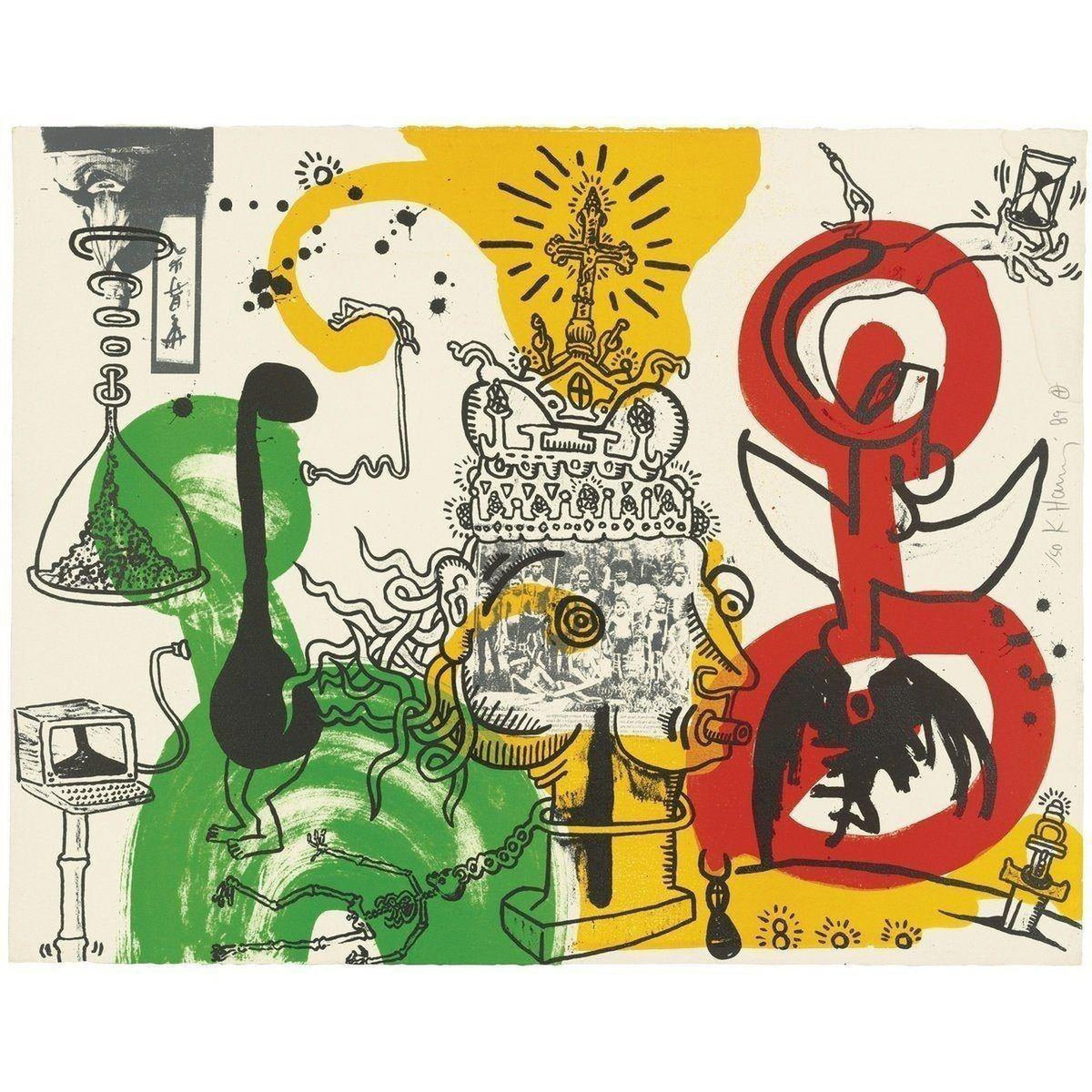 Keith Haring, The King, 1989