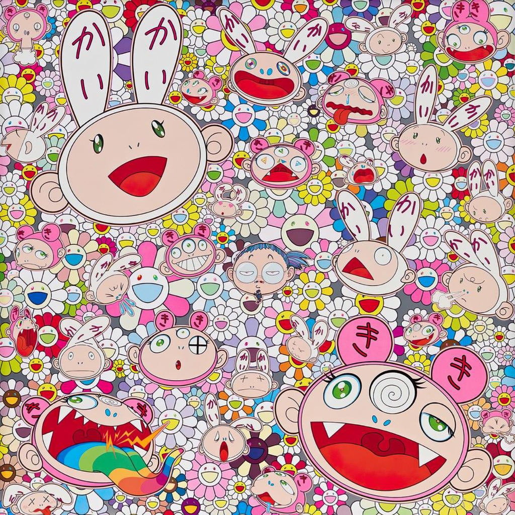 Takashi Murakami, Fortune Favors the Merry Home! Kaikai and Kiki, 2018, 2018
