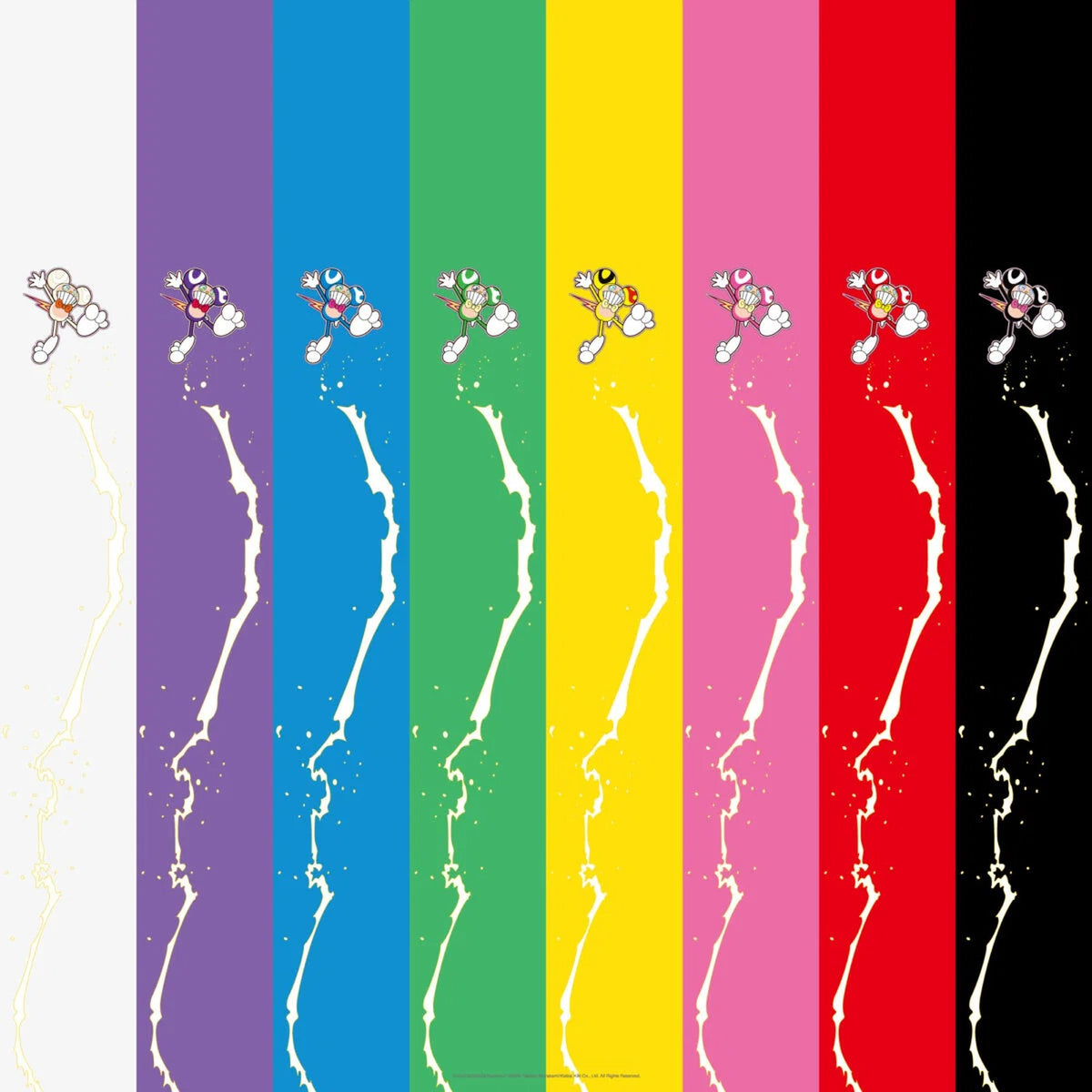 Takashi Murakami, Zuzazazaza Rainbow, 2026, 2026