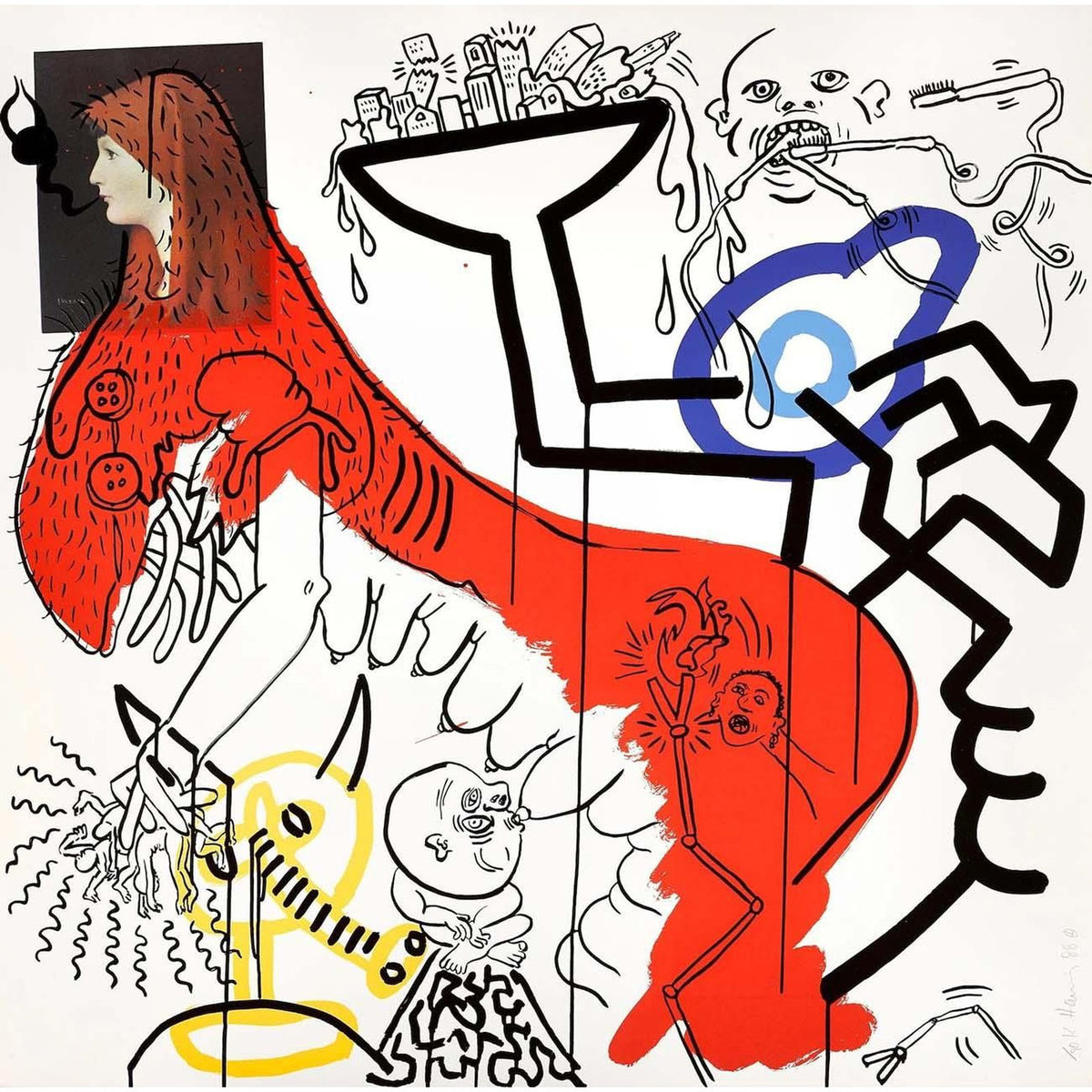 Keith Haring, Apocalypse 4, 1988