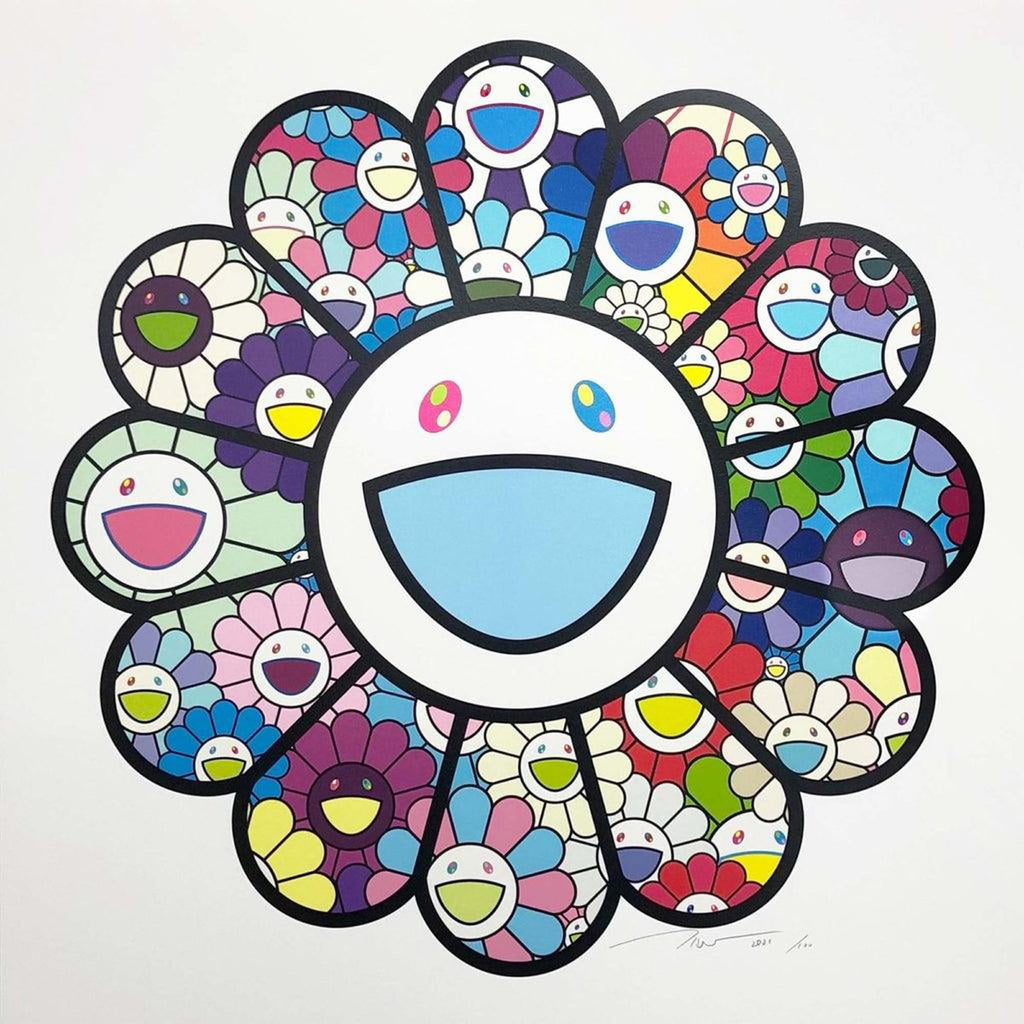 Takashi Murakami, Flowers in Pastel Colors, 2022, 2022