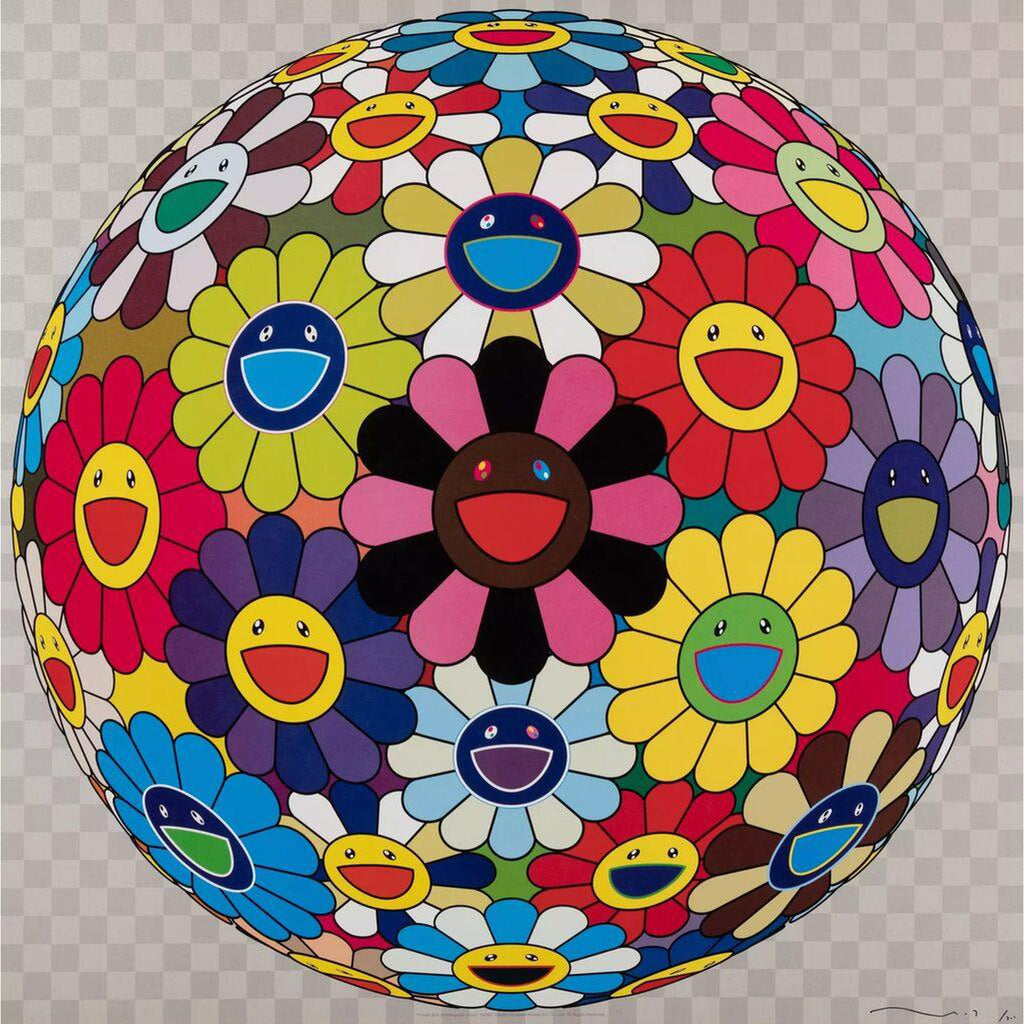 Takashi Murakami, Flower Ball (Kindergarten Days), 2007, 2007