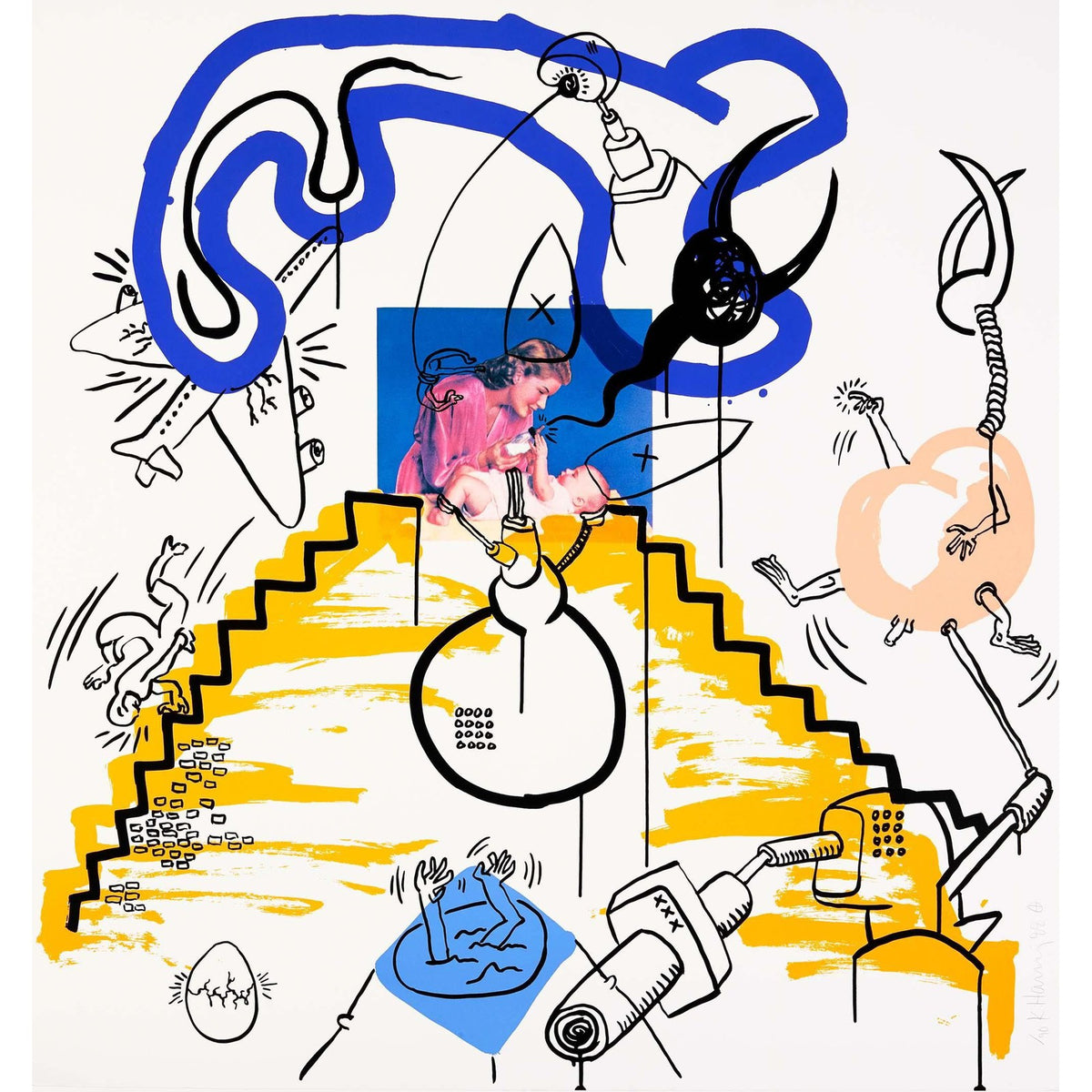 Keith Haring, Apocalypse 3, 1988