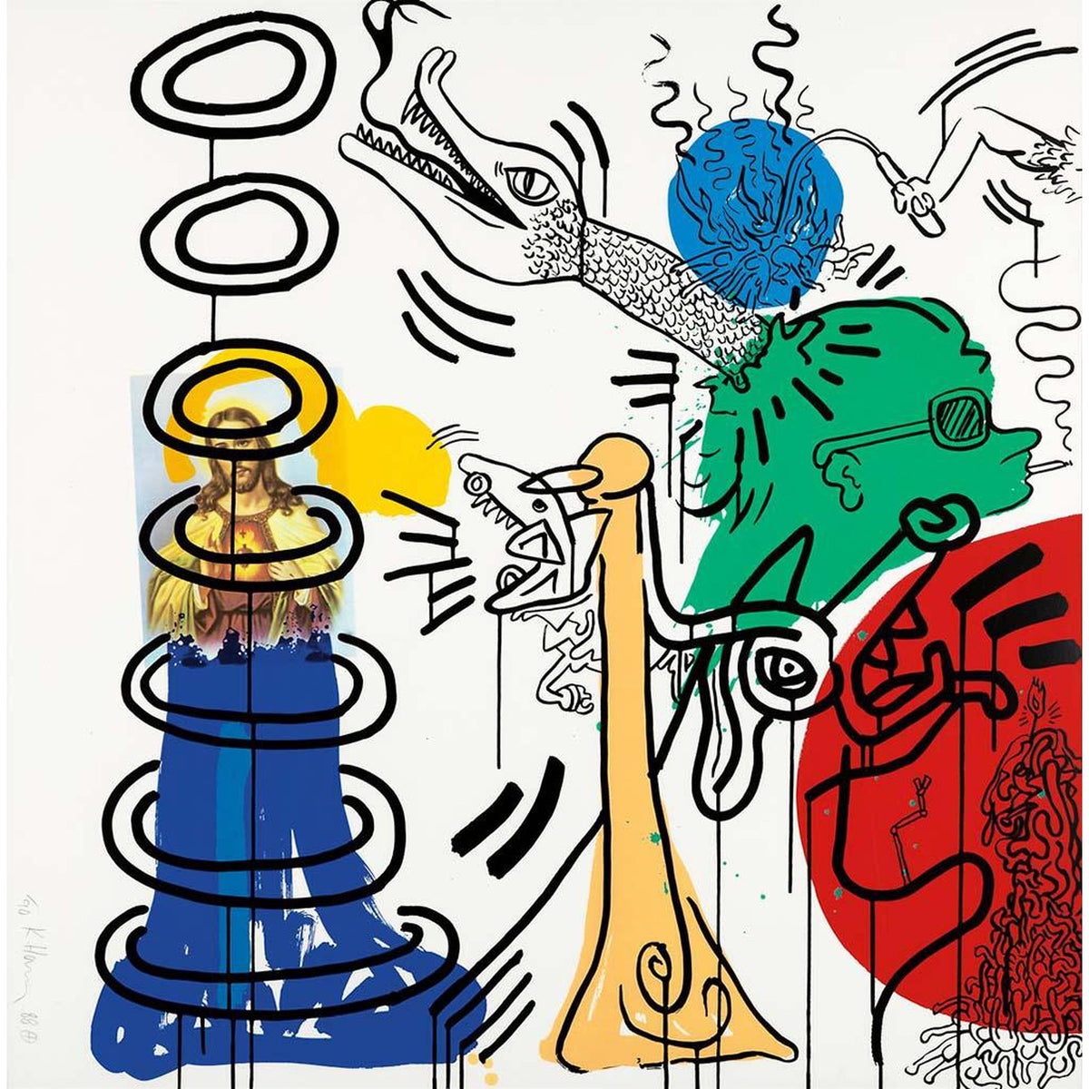 Keith Haring, Apocalypse 5, 1988