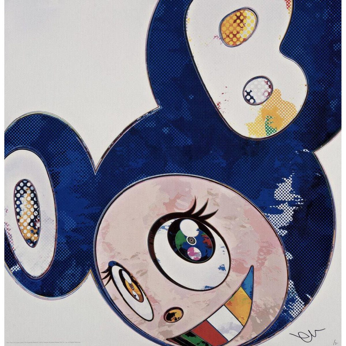 Takashi Murakami, And Then x 727 (Ultramarine: GUNJO), 2013, 2013