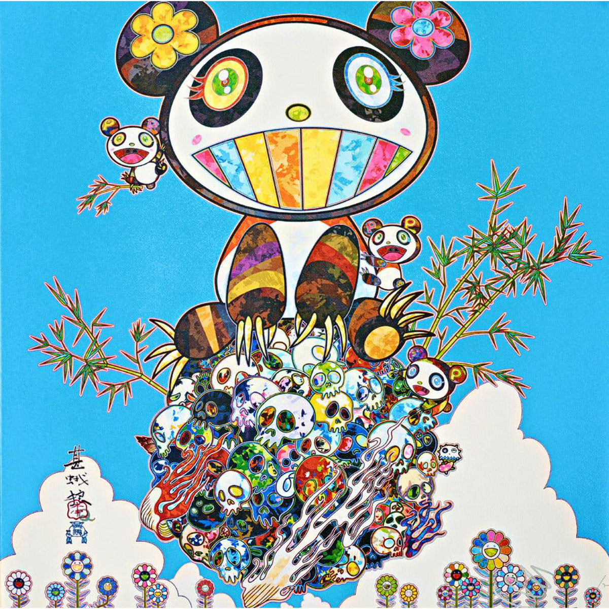 Takashi Murakami, Panda Family - Happiness, 2016, 2016