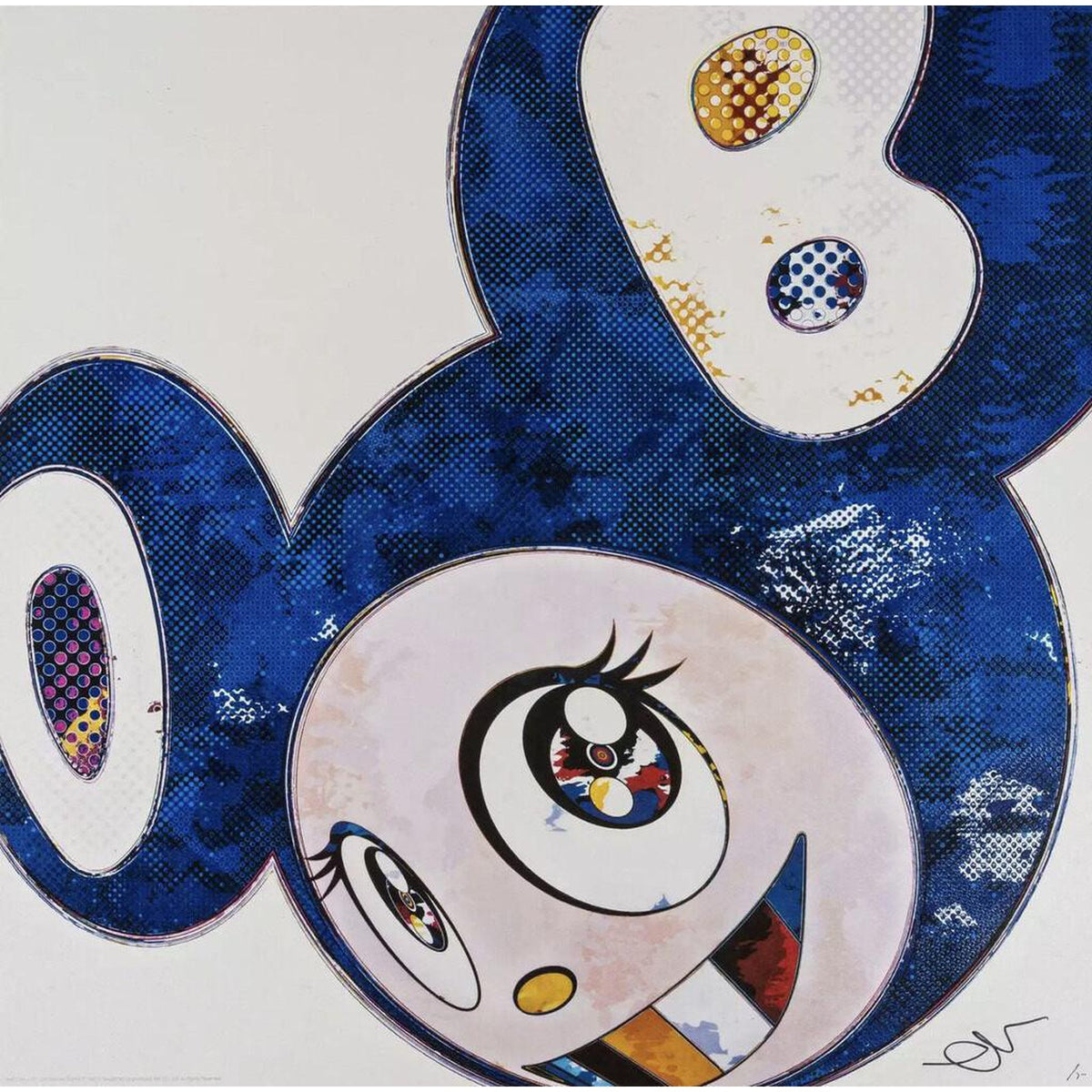 Takashi Murakami, And Then x 6 (Lapis Lazuli: The Superflat Method), 2013, 2013