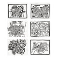Keith Haring, Bad Boys (complete set), 1986