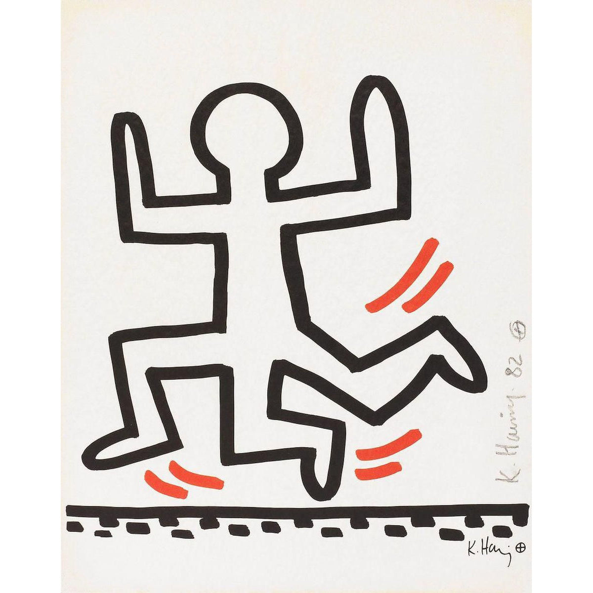 Keith Haring, Bayer Suite 6, 1982