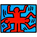 Keith Haring, Pop Shop VI, Plate I, 1989
