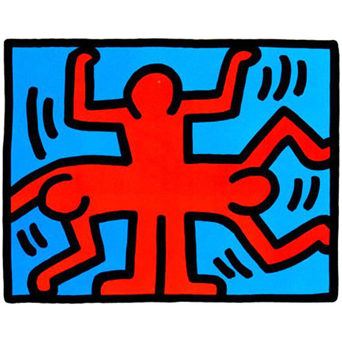Keith Haring, Pop Shop VI, Plate I, 1989