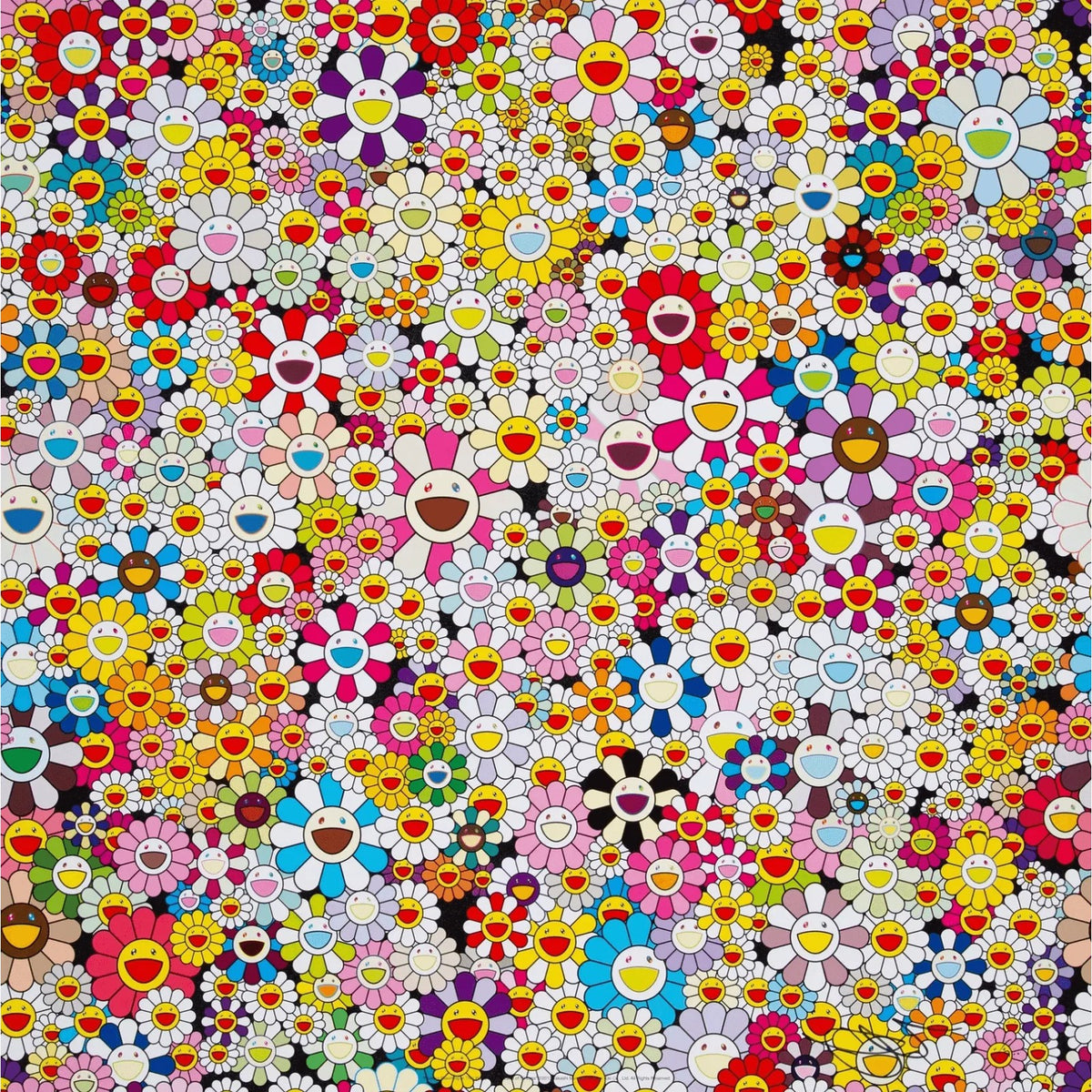 Takashi Murakami, Flowers Blooming in this World and the Land of Nirvana 5, 2013, 2013