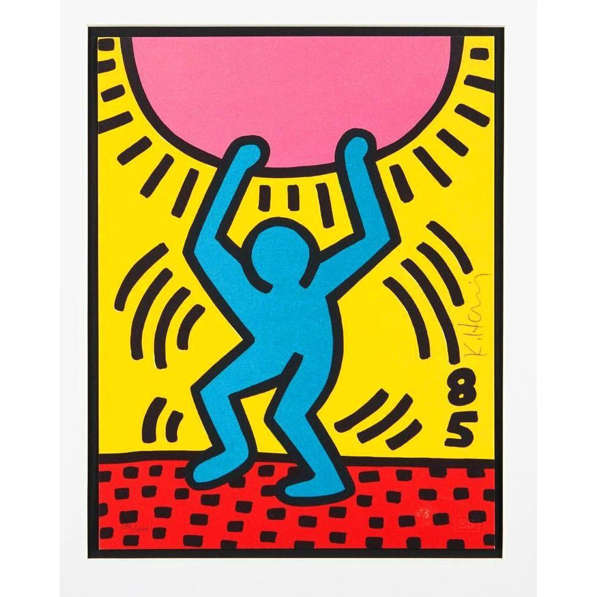 Keith Haring, International Youth Year, 1985