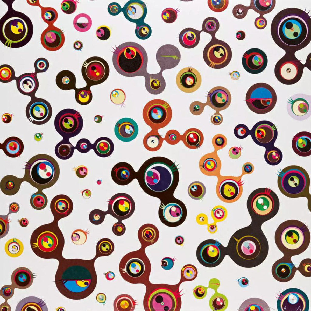 Takashi Murakami, Jellyfish Eyes - White 5, 2006, 2006