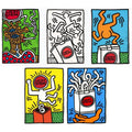 Keith Haring, Lucky Strike (complete set), 1987