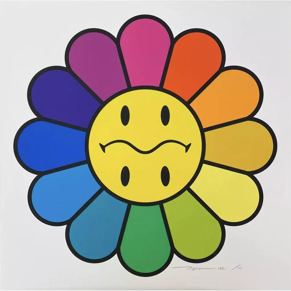 Takashi Murakami, Rainbow Smiley, 2020, 2020