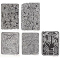 Keith Haring, Stones (complete set), 1989
