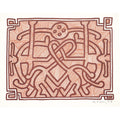 Keith Haring, Chocolate Buddha 2, 1989
