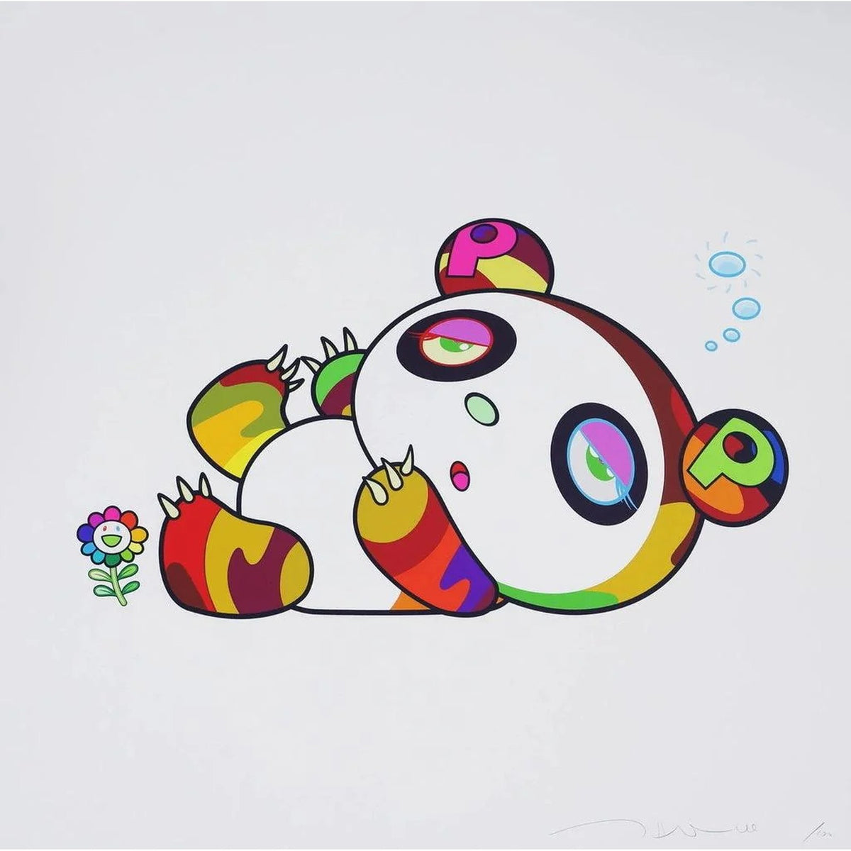 Takashi Murakami, Panda Cub, Sleepy Time, 2020, 2020