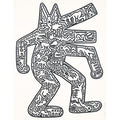 Keith Haring, Dog, 1985