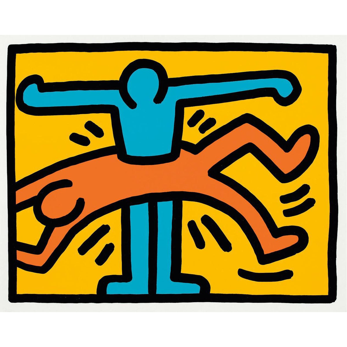 Keith Haring, Pop Shop VI, Plate III, 1989