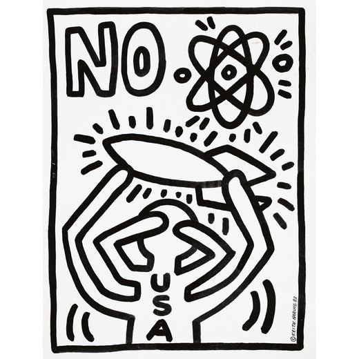 Keith Haring - Anti-Missile Demo Poster