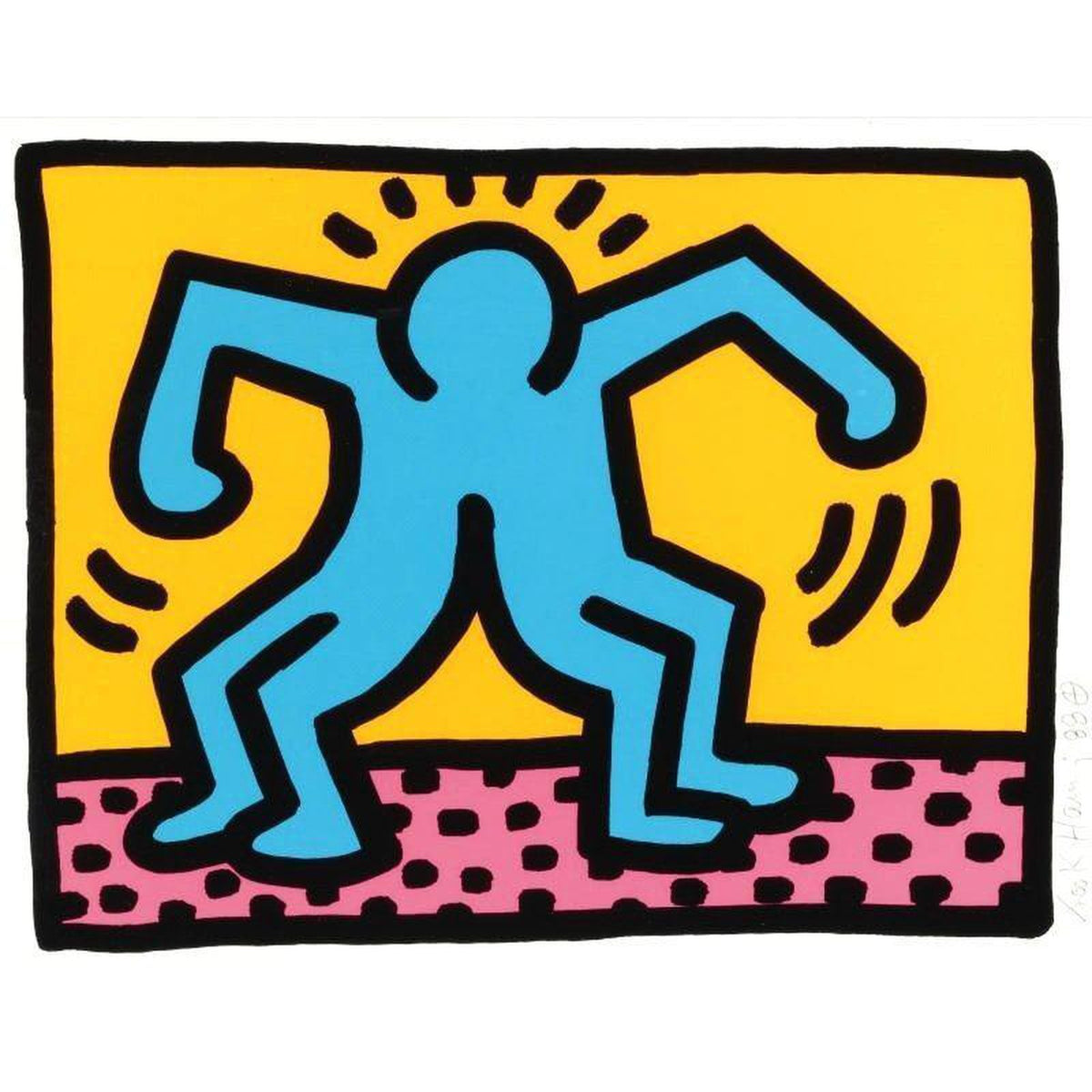 Keith Haring, Pop Shop II, Plate I, 1988