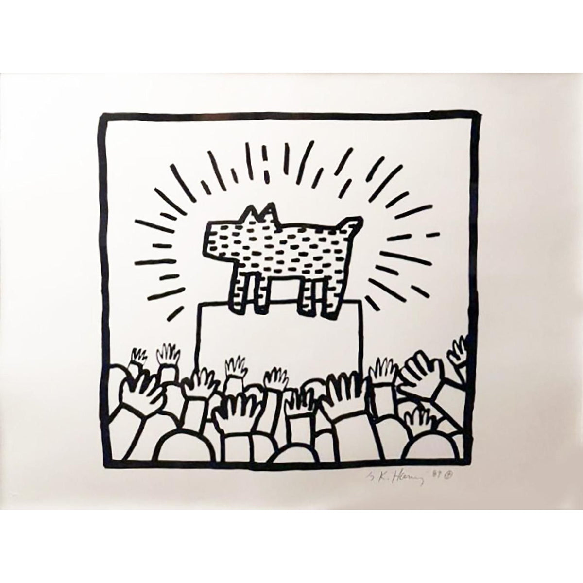 Keith Haring, Untitled 1989, 1989