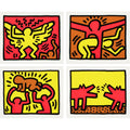 Keith Haring, Pop Shop IV (complete set), 1989