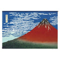 Takashi Murakami, Katsushika Hokusai's Gaifū Kaisei, Red Fuji, 2025, 2025