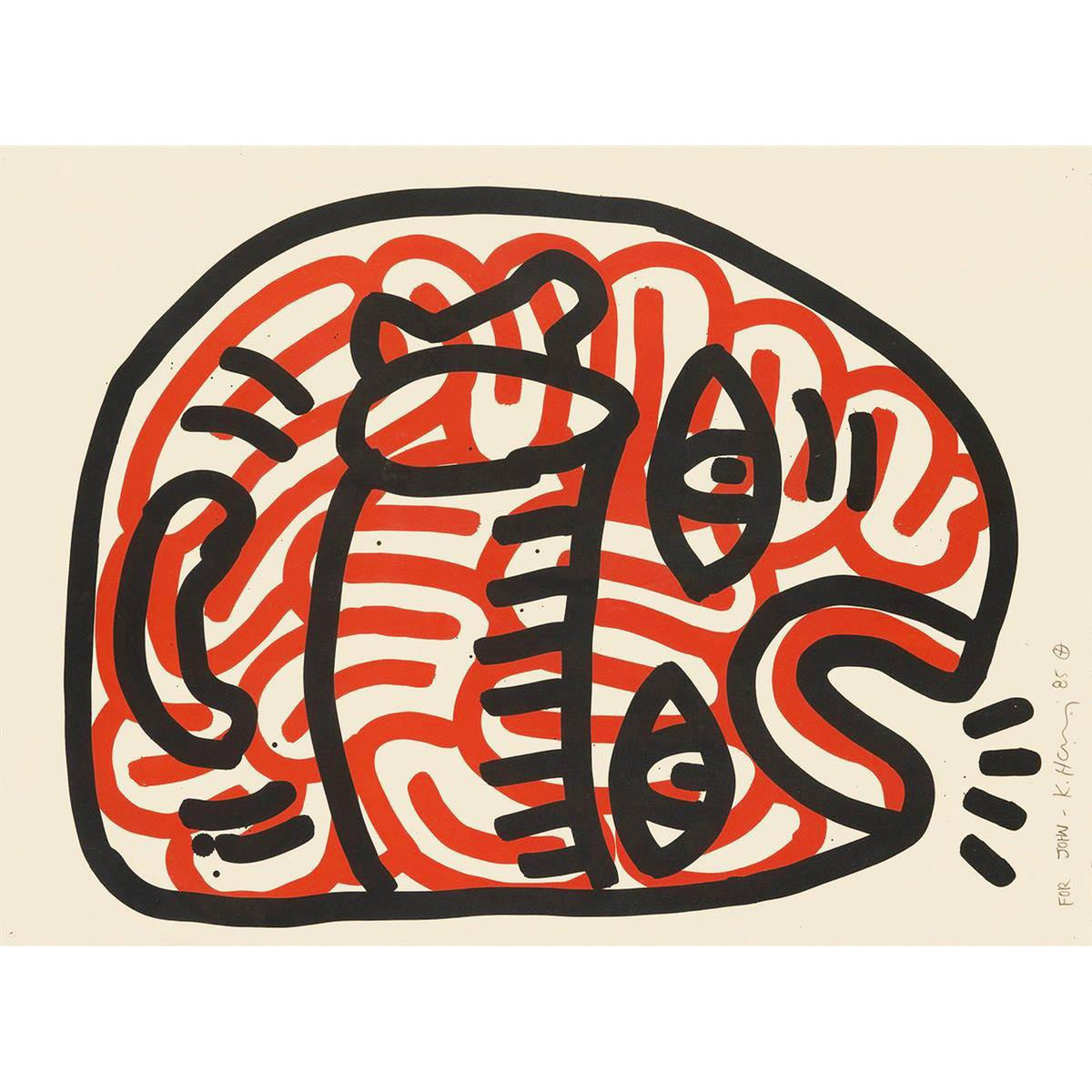 Keith Haring, Ludo 2, 1985