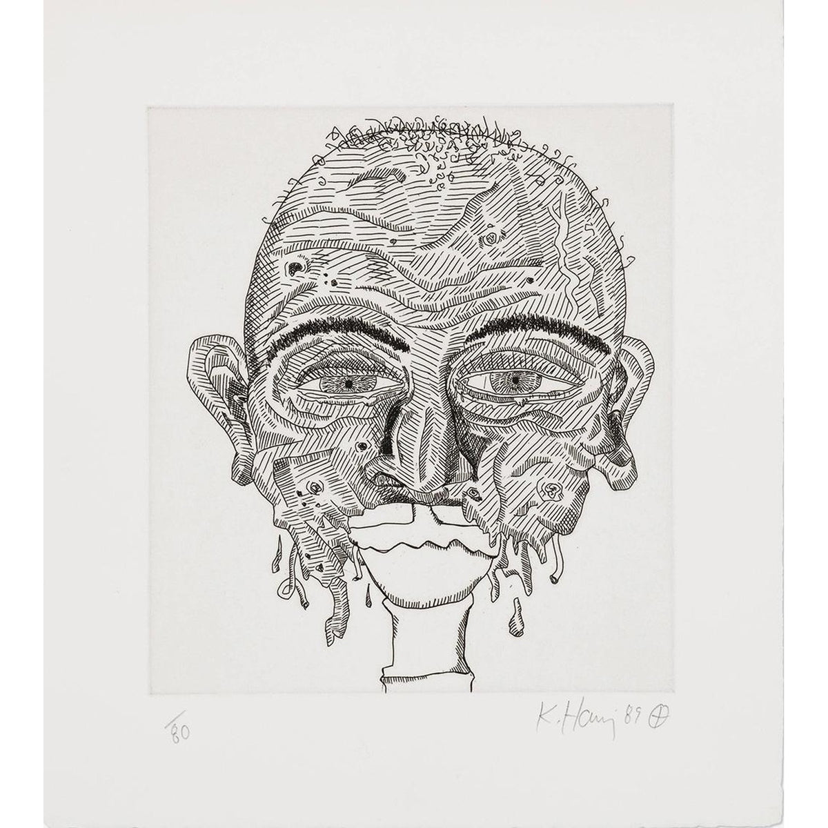Keith Haring, The Valley Page 5, 1989