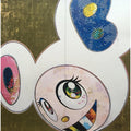 Takashi Murakami, DOB in Pure White Robe (Pink & Blue), 2013, 2013