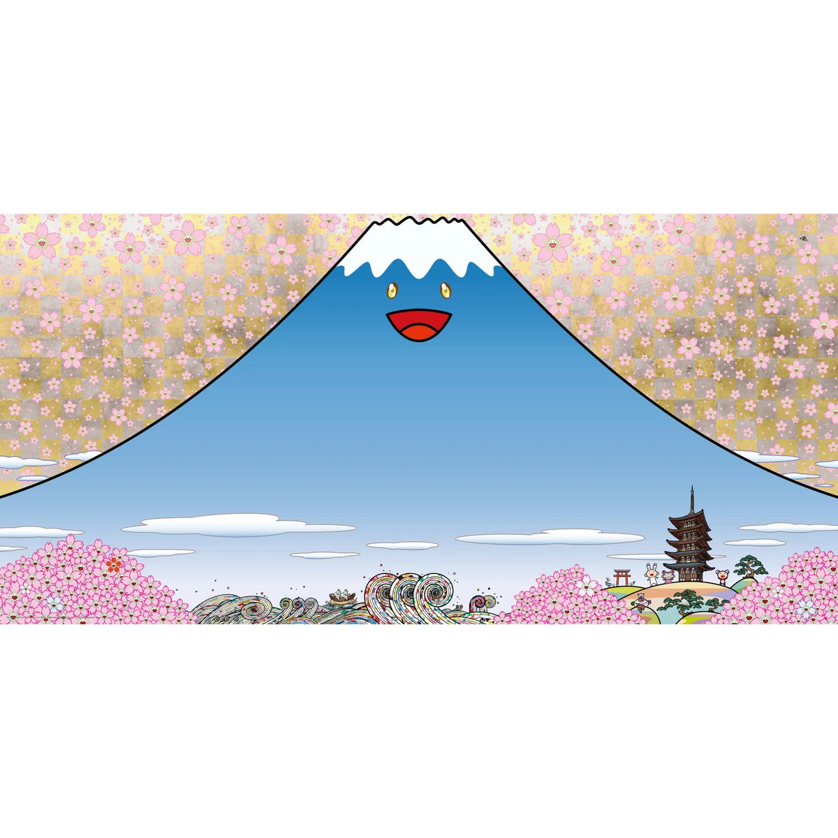 Takashi Murakami, Mount Fuji as seen from Sagamiura, 2026, 2026