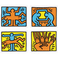 Keith Haring, Pop Shop VI (complete set), 1989