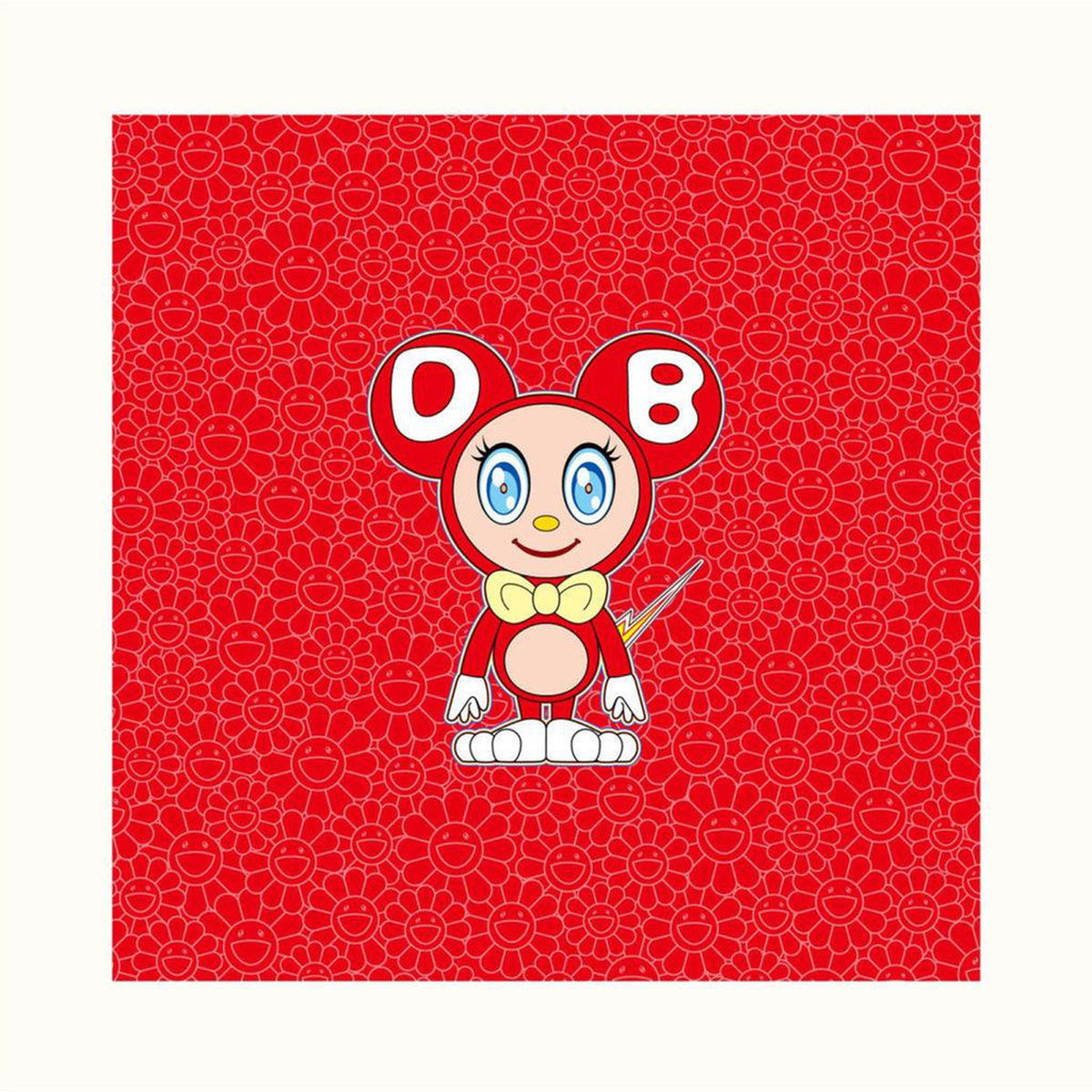 Takashi Murakami, DOB 2021 Camellia Red, 2021, 2021