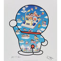 Takashi Murakami, Doraemon, Let’s Go Beyond These Dimensions on a Time Machine with Master Fujiko F. Fujio!, 2020, 2020