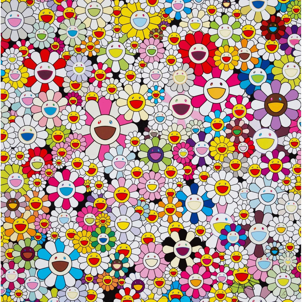 Takashi Murakami, Flowers Blooming in this World and the Land of Nirvana 4, 2013, 2013