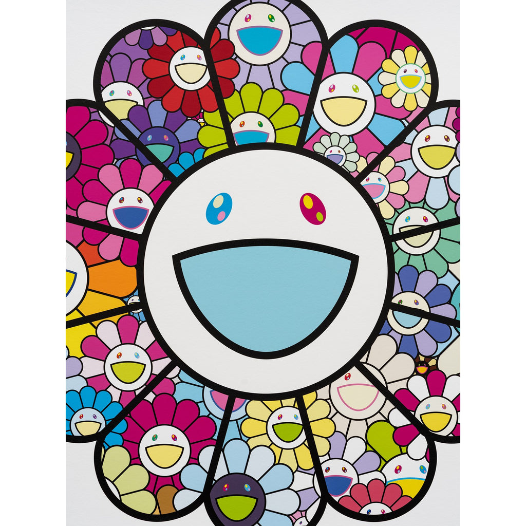 Takashi Murakami, Lollipop Flowers Rainbow, 2026