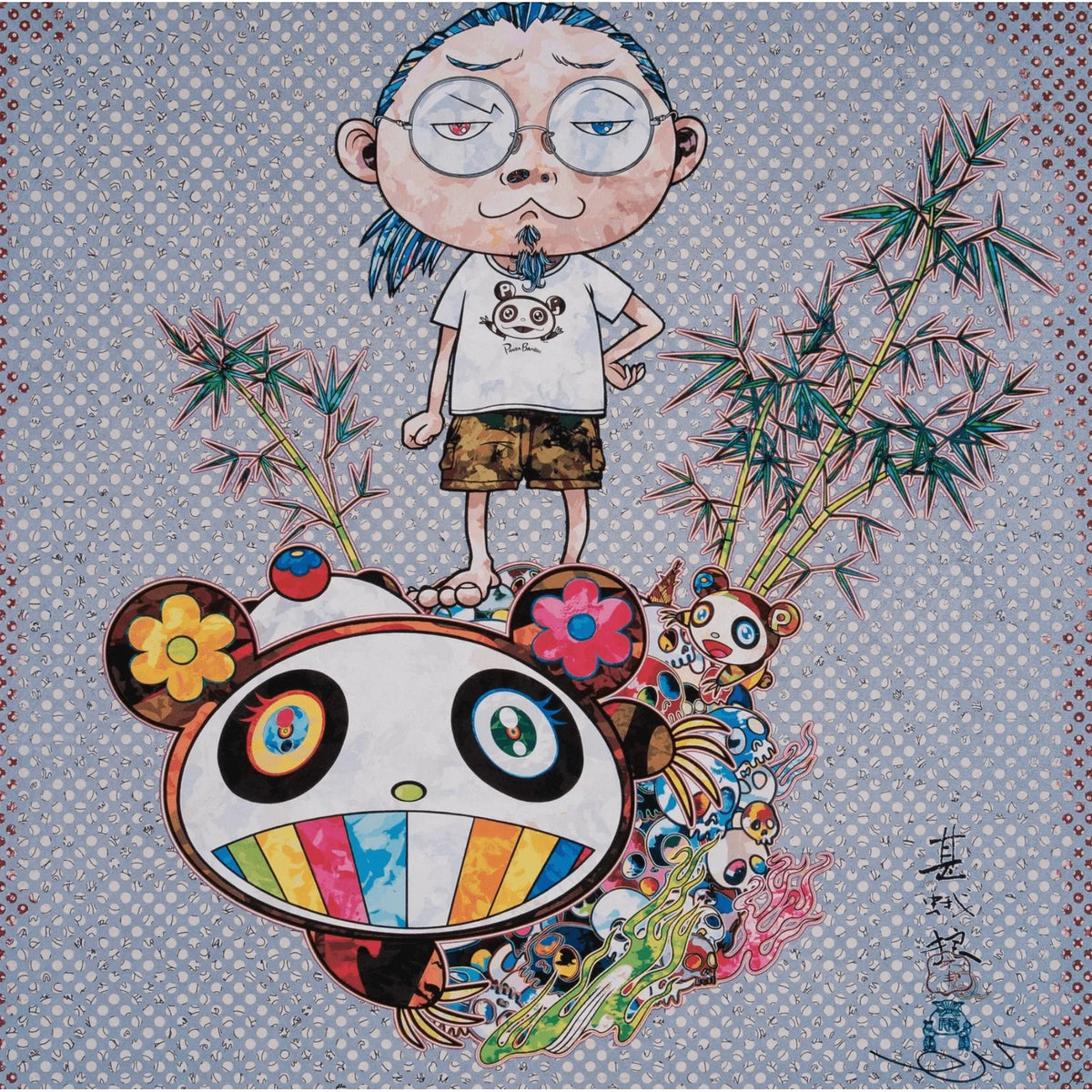 Takashi Murakami, I Met a Panda Family, 2013, 2013