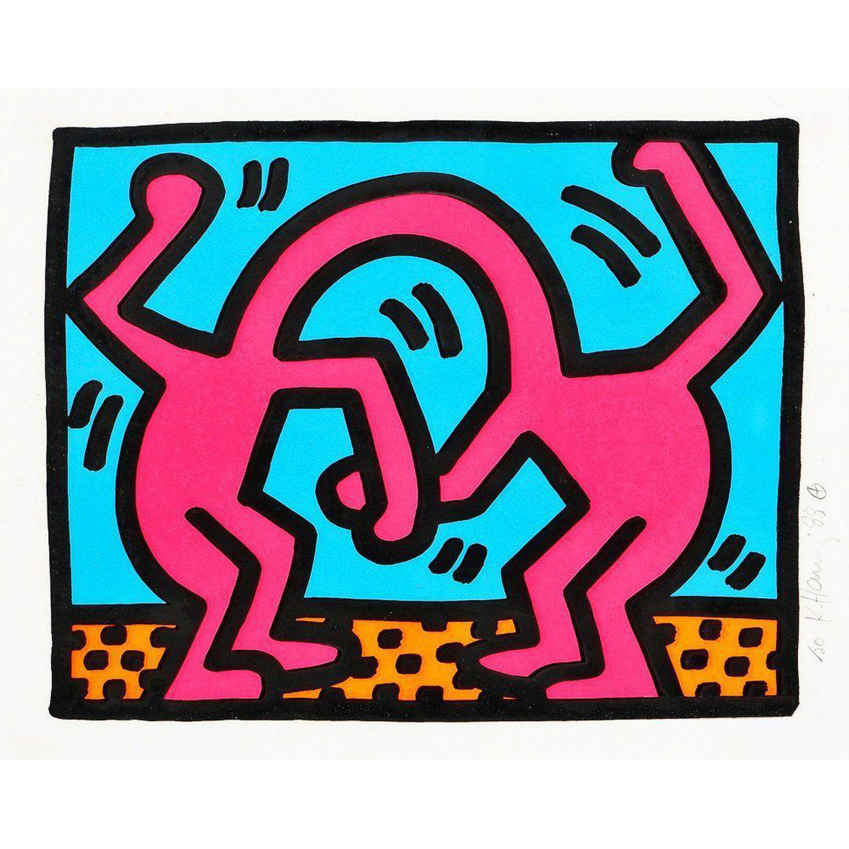 Keith Haring, Pop Shop II, Plate IV, 1988
