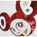Takashi Murakami, And Then x 6 (Vermilion: The Superflat Method), 2013, 2013