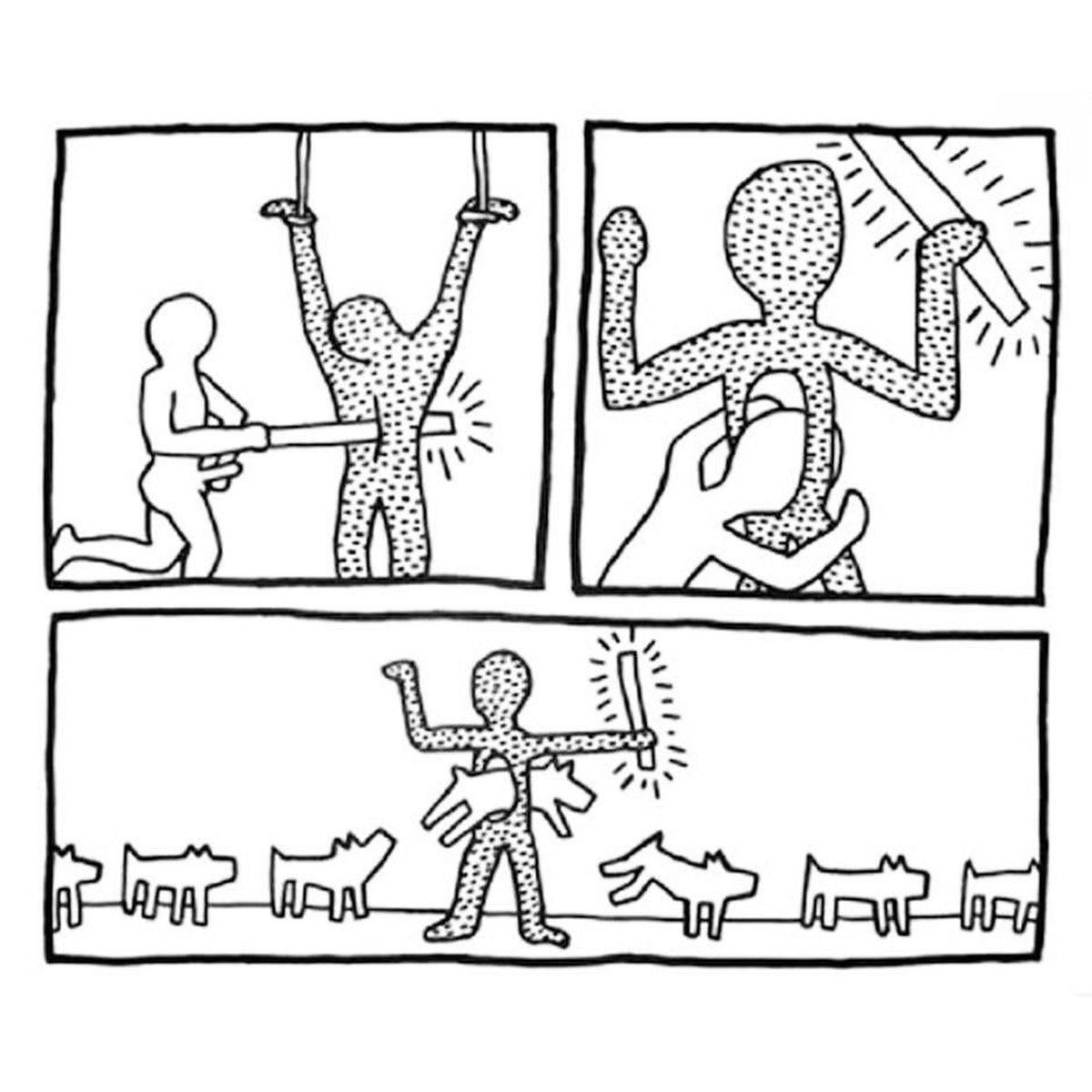 Keith Haring, The Blueprint Drawings 9, 1990