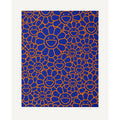 Takashi Murakami, August Joy (orange/blue flowers), 2019, 2019